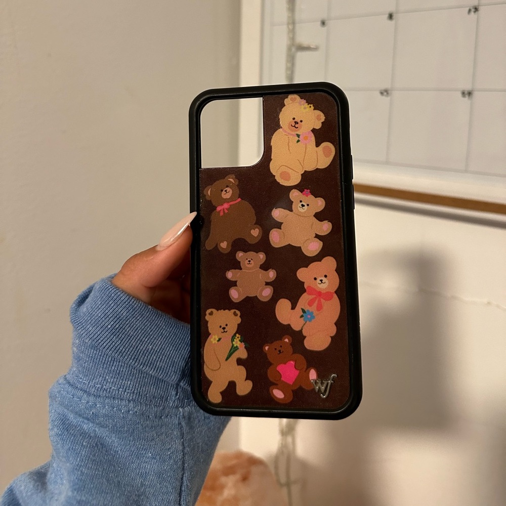 Teddy bear wildflower iPhone 11 Pro case